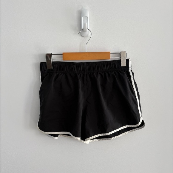 Victoria's Secret Black Athletic Shorts with White Trim - Picture 1 of 3